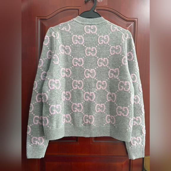 Gucci GG crew neck cardigan sweater - Picture 2 of 12
